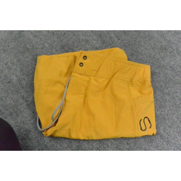Spyder Mens Yellow Swim Trunks Board Shorts Medium Drawstring‎ Mesh Lined - Picture 1 of 9